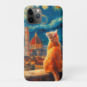 Sterrennacht boven Florence   Kattenkunst van Sina Case-Mate iPhone Case