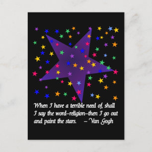 Sterrennacht Briefkaart