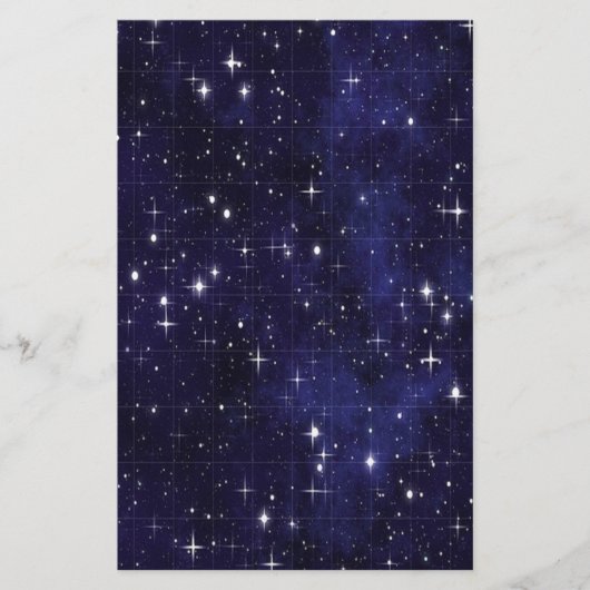 Sterrennacht Briefpapier (Voorkant)