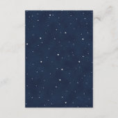 Sterrennacht Bruiloft Behuizing Kaart (Achterkant)