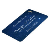 Sterrennacht Bruiloft Bewaar de Datum Magneet (Linkerzijde)