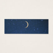 Sterrennacht Bruiloft Drink Tickets Mini Visitekaartjes (Achterkant)