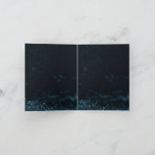 Sterrennacht bruiloft hemelse nacht Sky Invite (Binnen)