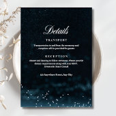 Sterrennacht bruiloft hemelse uitnodiging