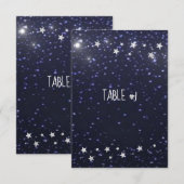 Sterrennacht-bruiloft Kaart (Voorkant / Achterkant)