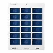 Sterrennacht bruiloft lippenbalsem label (Full Sheet)