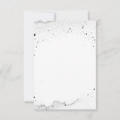 Sterrennacht bruiloft RSVP Kaartje (Achterkant)