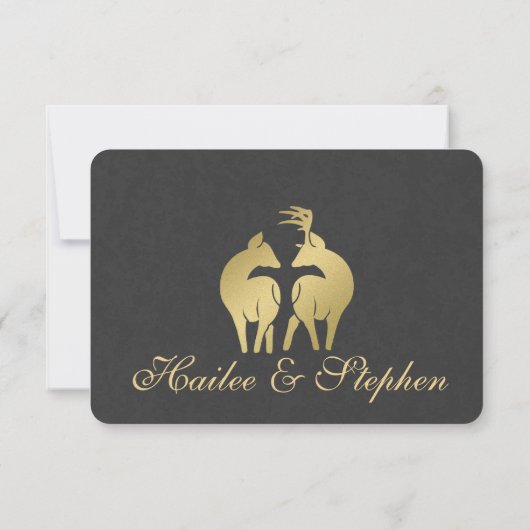 Sterrennacht Buck en Doe Antwoord Kaart (Achterkant)