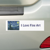 sterrennacht bumpersticker (Op auto)