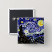 Sterrennacht Button (Voorkant /achterkant)