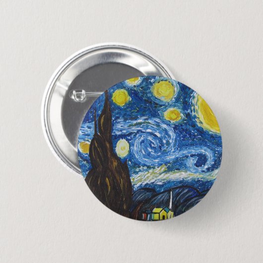 Sterrennacht Button (Voorkant /achterkant)