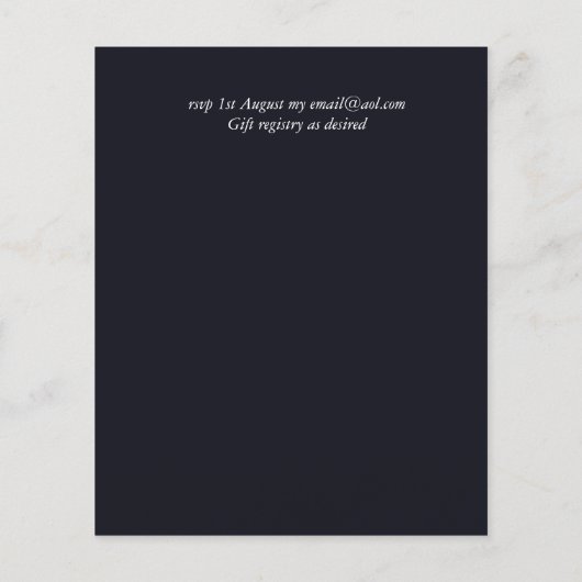 Sterrennacht Camping Bruiloft in de Wildernis Uitn (Achterkant)