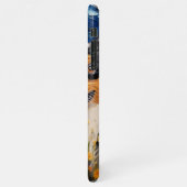 Sterrennacht Canine Dreamscape - Van Gogh geïnspir iPhone Hoesje (Linkerkant)