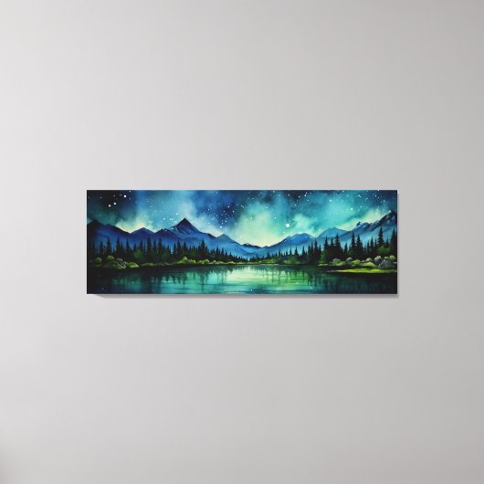 Sterrennacht Canvas Afdruk (Voorkant)