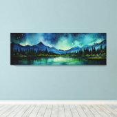 Sterrennacht Canvas Afdruk (Insitu (Houten vloer))