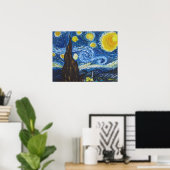 Sterrennacht Canvas Poster (Thuiskantoor)