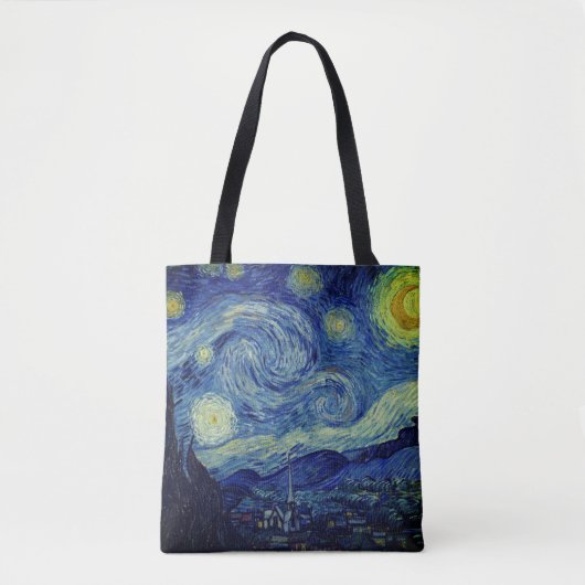 Sterrennacht Canvas tas (Voorkant)