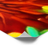 Sterrennacht Cartoon: Surrealisme geïnspireerd kun Poster (Hoek)