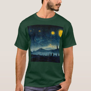 Sterrennacht Caspar David Friedrich T-shirt