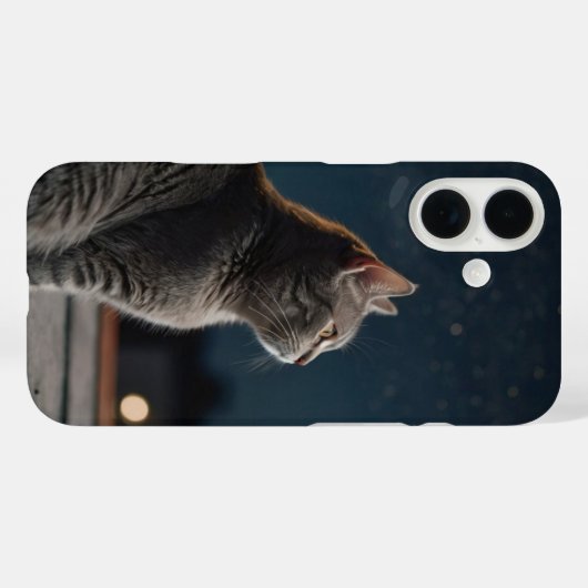 Sterrennacht Cat Case-Mate iPhone Case (Achterkant (horizontaal))
