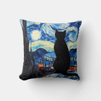Sterrennacht Cat Kussen