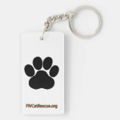 Sterrennacht Cat Sleutelhanger (achterkant)