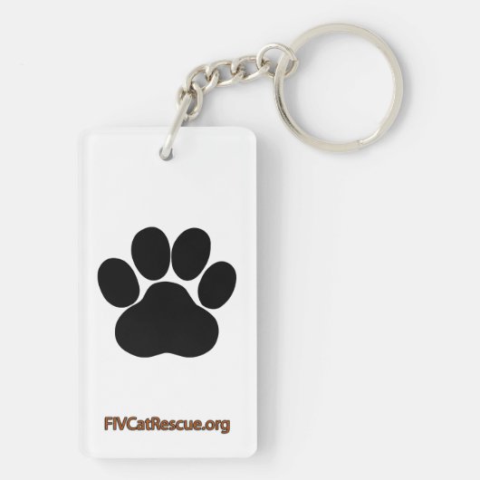 Sterrennacht Cat Sleutelhanger (achterkant)