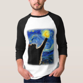 Sterrennacht Cat, Van Gogh Cat Lover Cat Dad T T-shirt