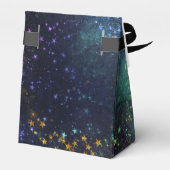 Sterrennacht Celestial Galaxy Wedding Bedankdoosjes (Achterkant)