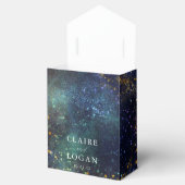 Sterrennacht Celestial Galaxy Wedding Bedankdoosjes (Geopend)