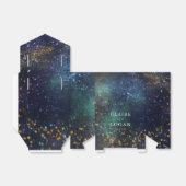Sterrennacht Celestial Galaxy Wedding Bedankdoosjes (Uitgevouwen)