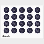 Sterrennacht Celestial Save the Date Sticker (Vel)