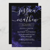 Sterrennacht Celestial Sky Wedding Kaart (Voorkant / Achterkant)