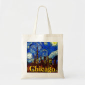 Sterrennacht Chicago Tote Bag (Voorkant)