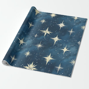 Sterrennacht Christmas Wrapping Paper Cadeaupapier