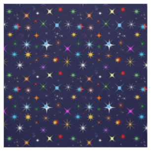 Sterrennacht Colorful Pattern Stof