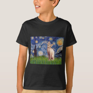 Sterrennacht - Crème Sphynx Kat T-shirt