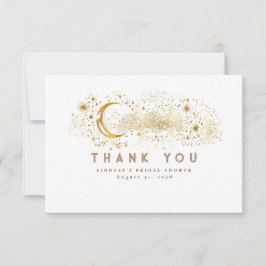 Sterrennacht Crescent Moon Small Dank u Bedankkaart