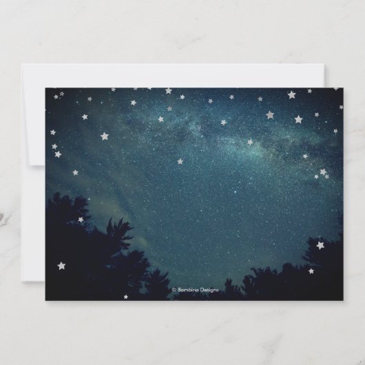 Sterrennacht, de avond voor de bruiloft, Oefenaank Kaart (Achterkant)