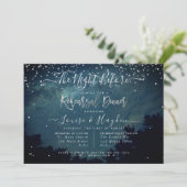 Sterrennacht, de avond voor, repetitieaankondiging kaart (Staand voorkant)