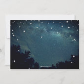 Sterrennacht, de avond voor, repetitieaankondiging kaart (Achterkant)