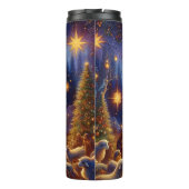Sterrennacht, de heilige geboorte van Bethlehem Thermosbeker (Achterkant)