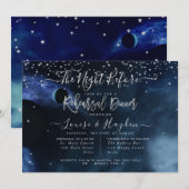 Sterrennacht, de nacht ervoor, de repetitie kondig kaart (Voorkant / Achterkant)