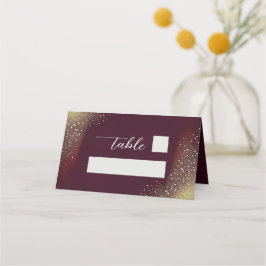 Sterrennacht Deep Crimson Bruiloft Plaatskaartje