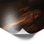 Sterrennacht Desert Foto Afdruk (Hoek)