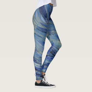 "Sterrennacht" detail close-up door Van Gogh Leggings