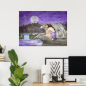 sterrennacht door Lori Karels Poster (Thuiskantoor)