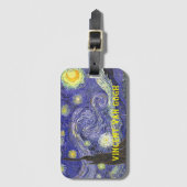 Sterrennacht door Vincent van Gogh Bagagelabel (Voorkant (verticaal))