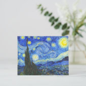 Sterrennacht door Vincent van Gogh Briefkaart (Staand voorkant)
