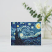 Sterrennacht door Vincent Van Gogh Briefkaart (Staand voorkant)